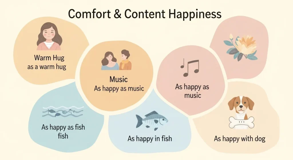 As happy as a warm hug