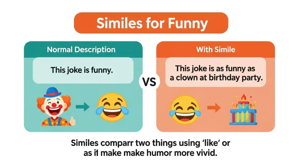 Similes for Funny