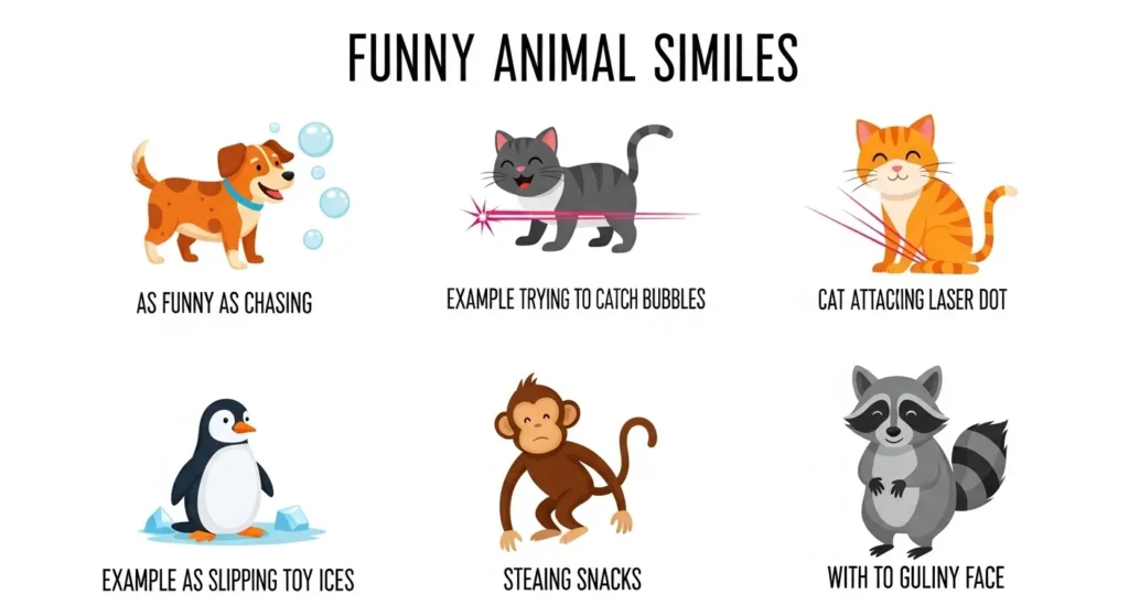 Similes for Funny Animals