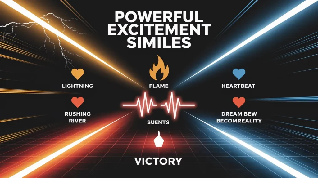 Powerful Similes for Excited