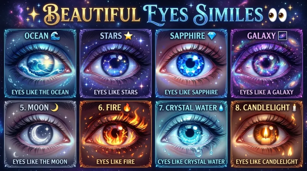 Similes for Beautiful Eyes