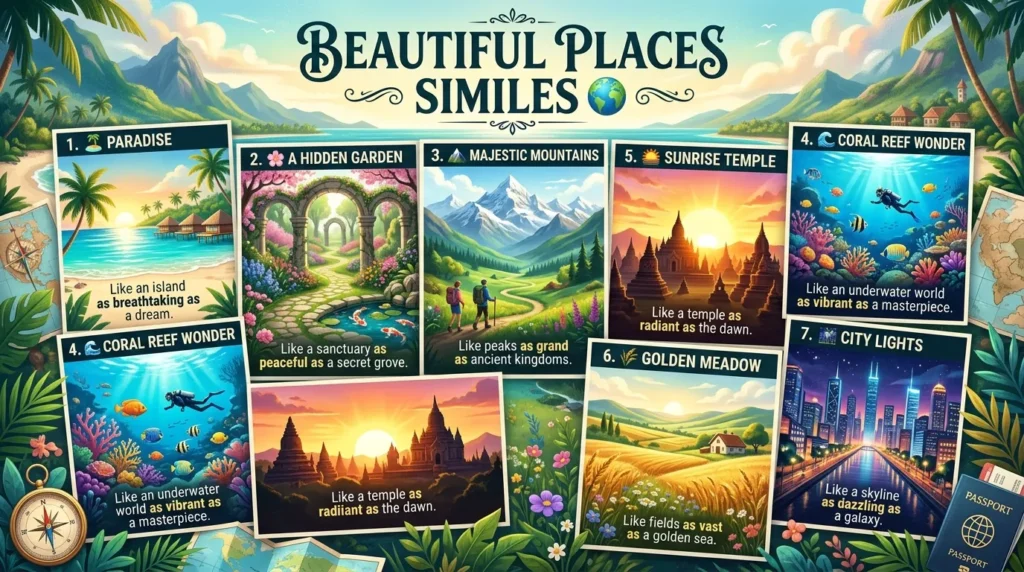 Similes for Beautiful Places