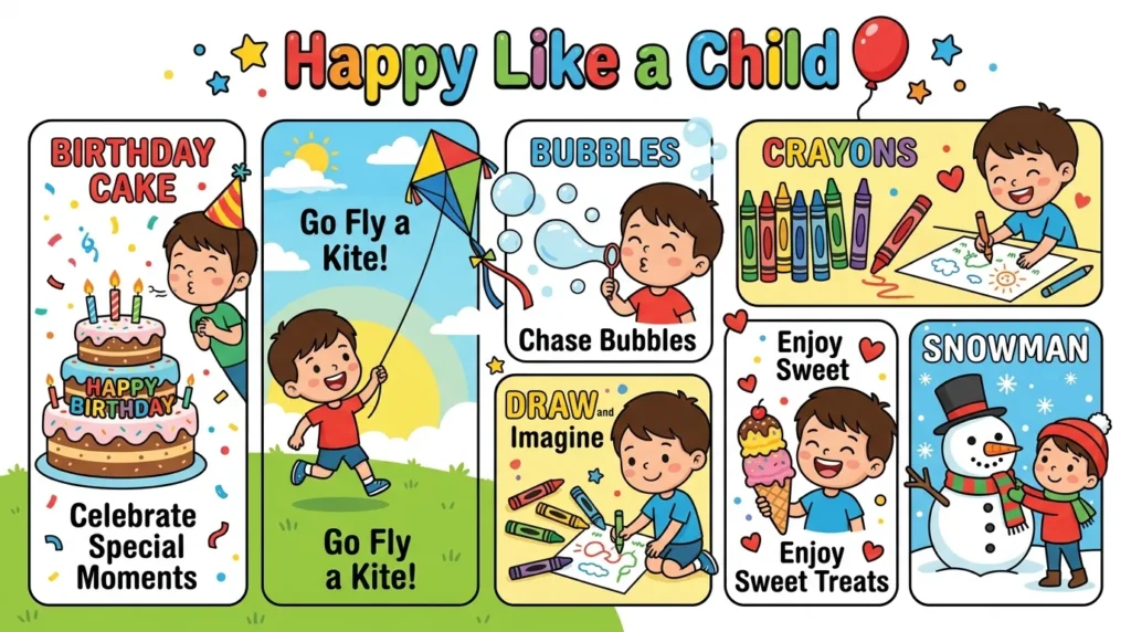 Similes for Children’s Happiness