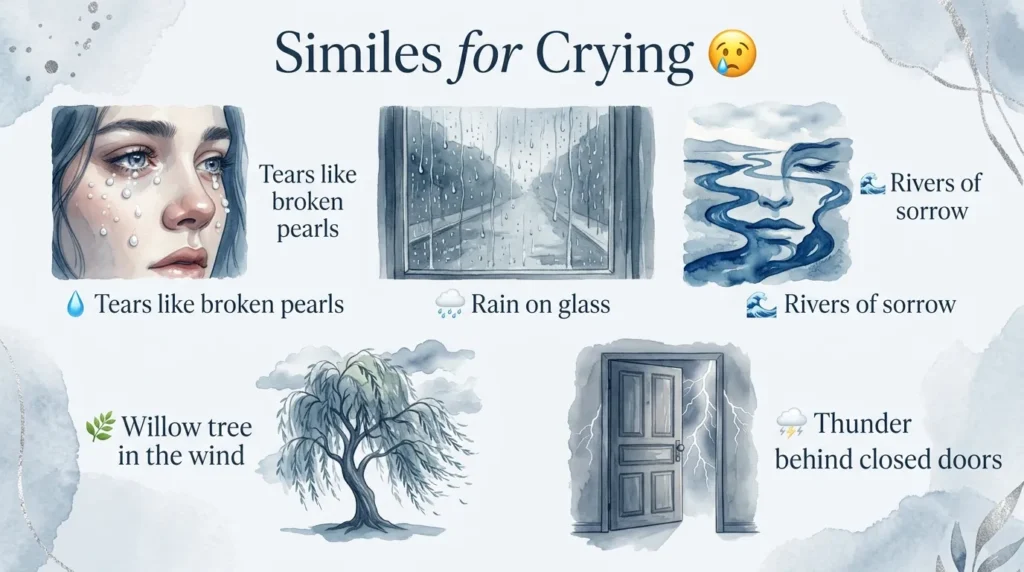 Similes for Crying