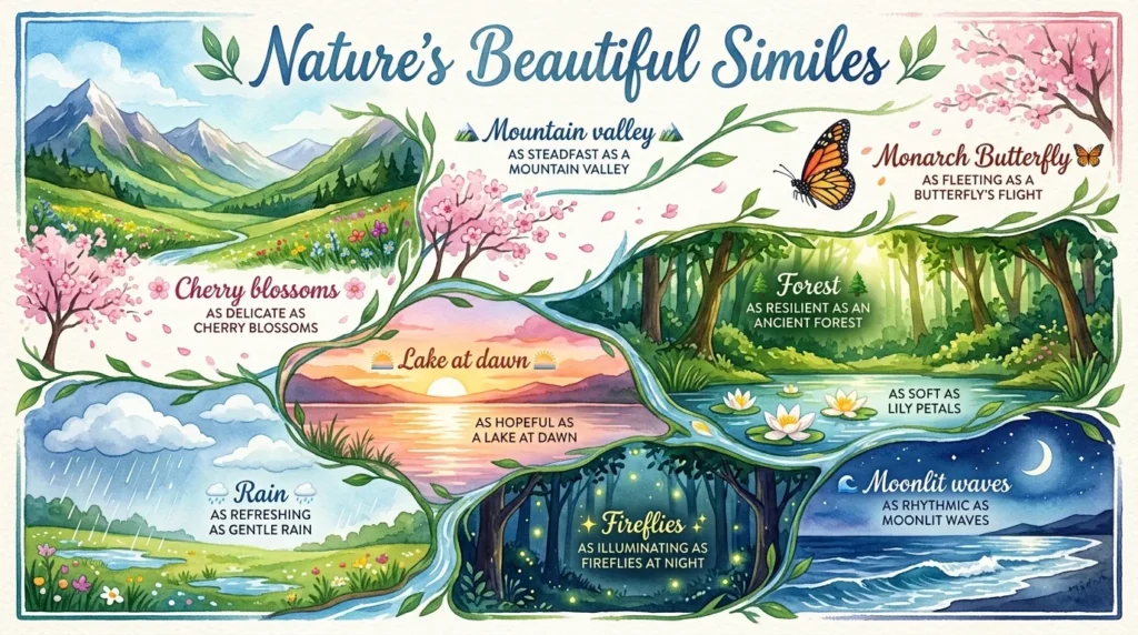Similes for Natural Beauty