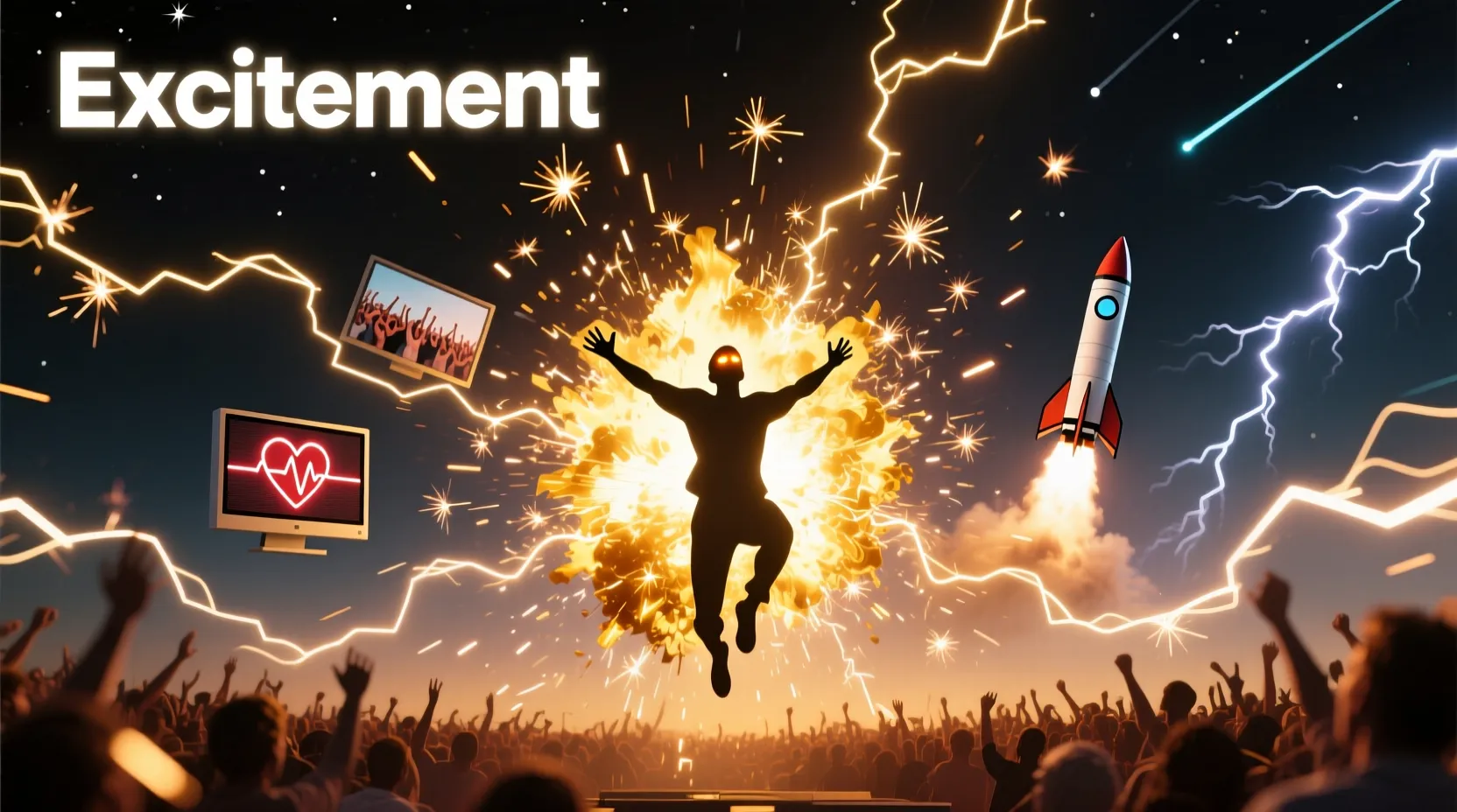 Similes for Excitement