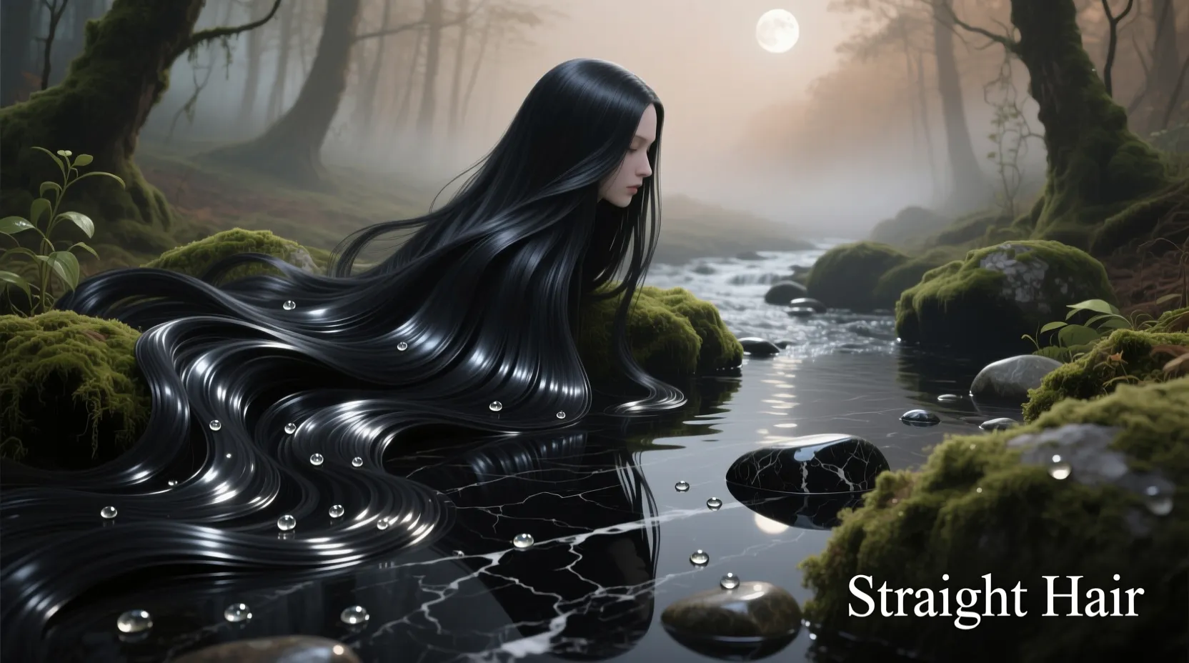 Similes for Straight Hair