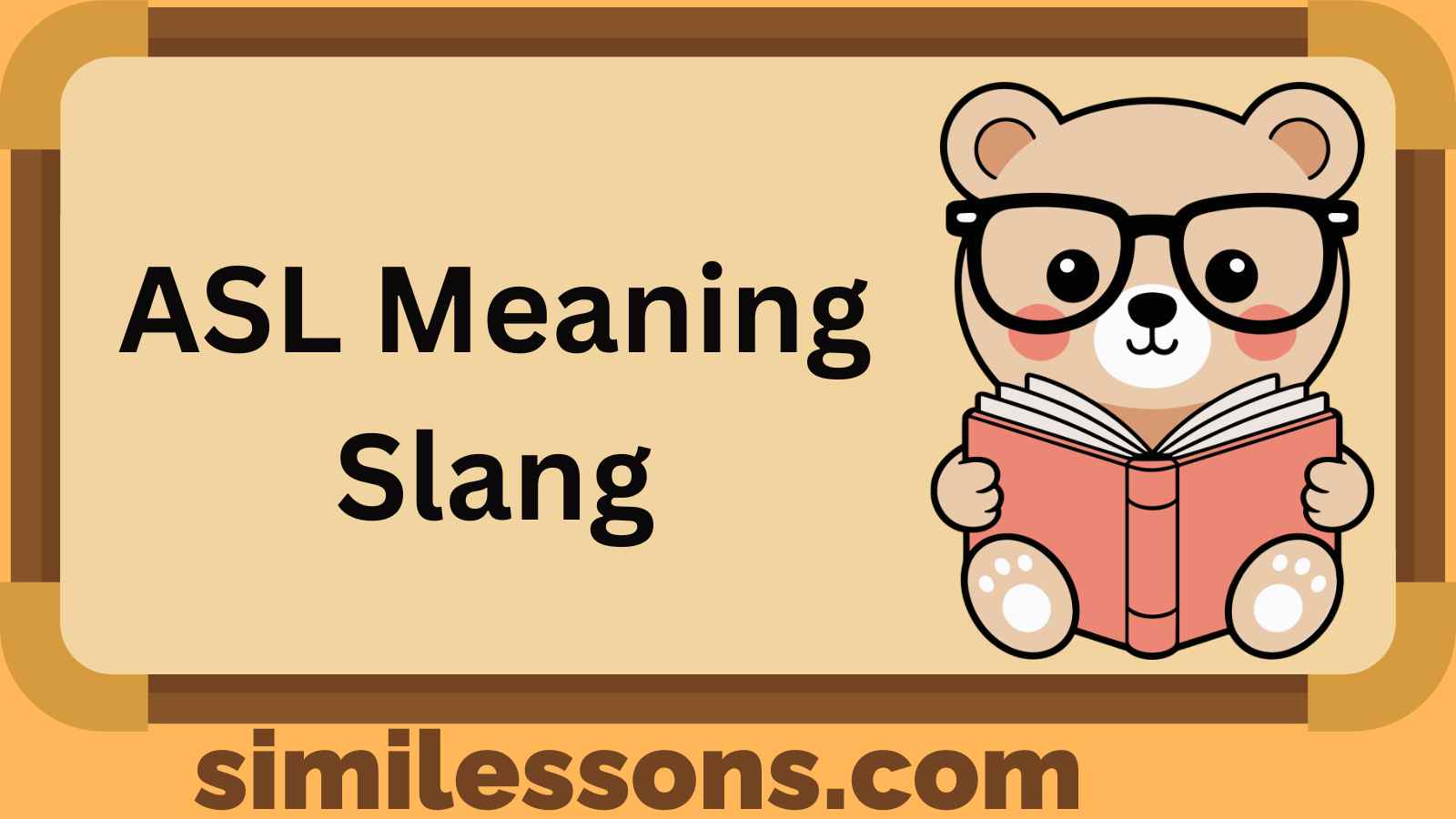 ASL Meaning Slang