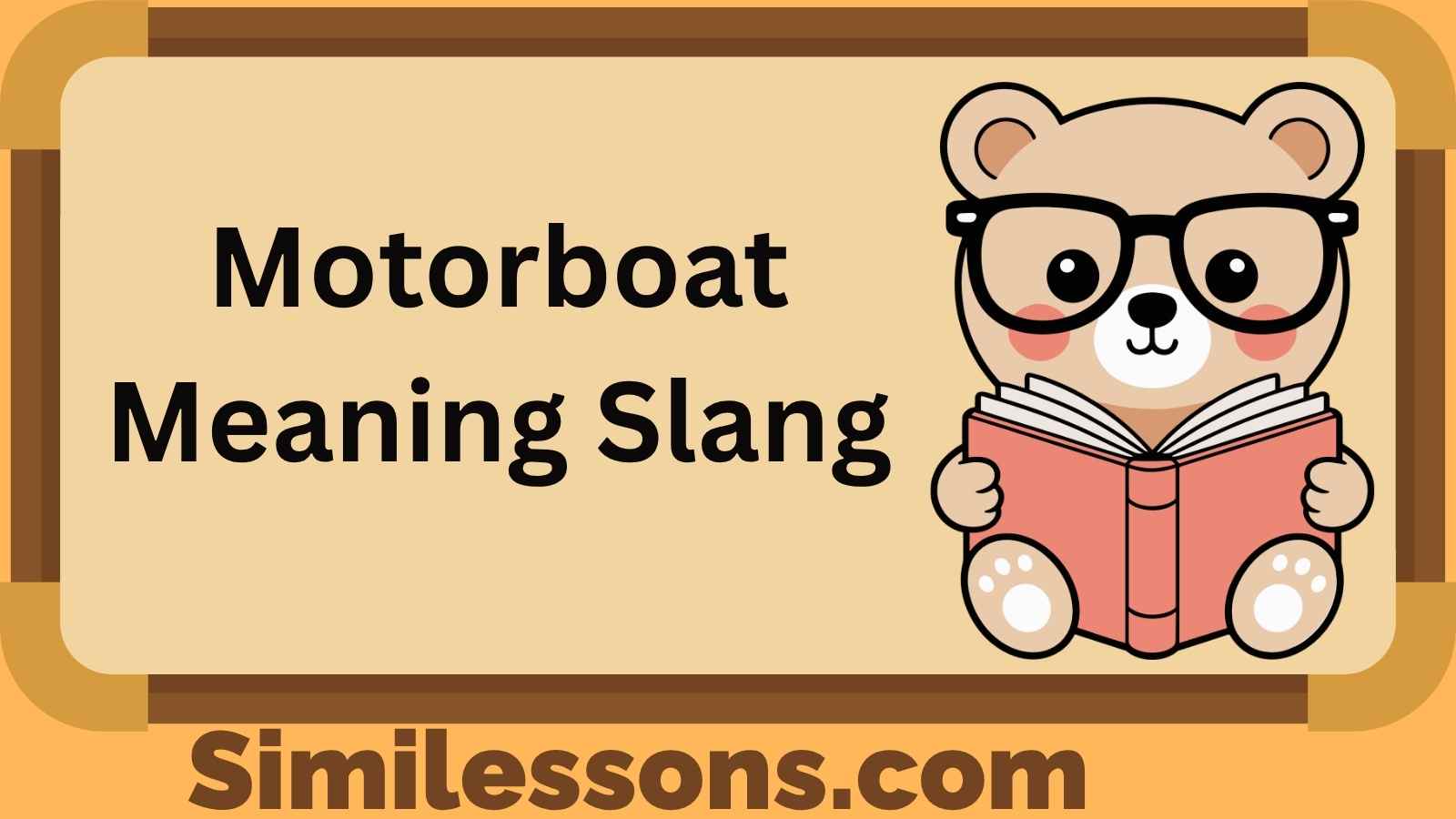 Motorboat Meaning Slang