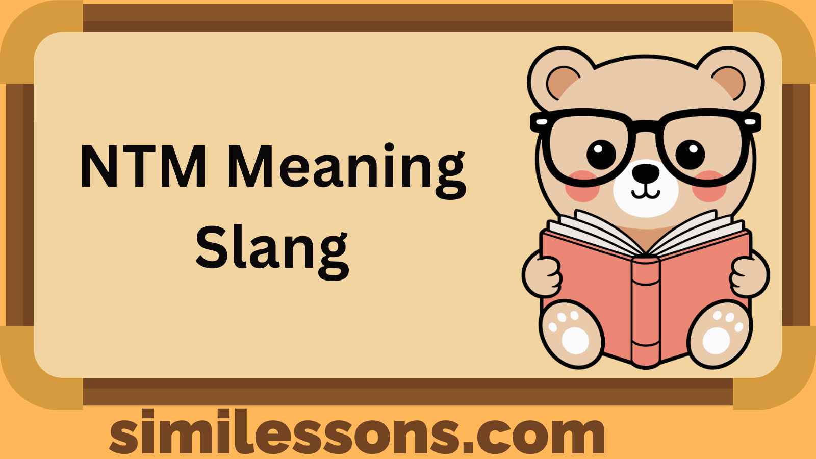 NTM Meaning Slang