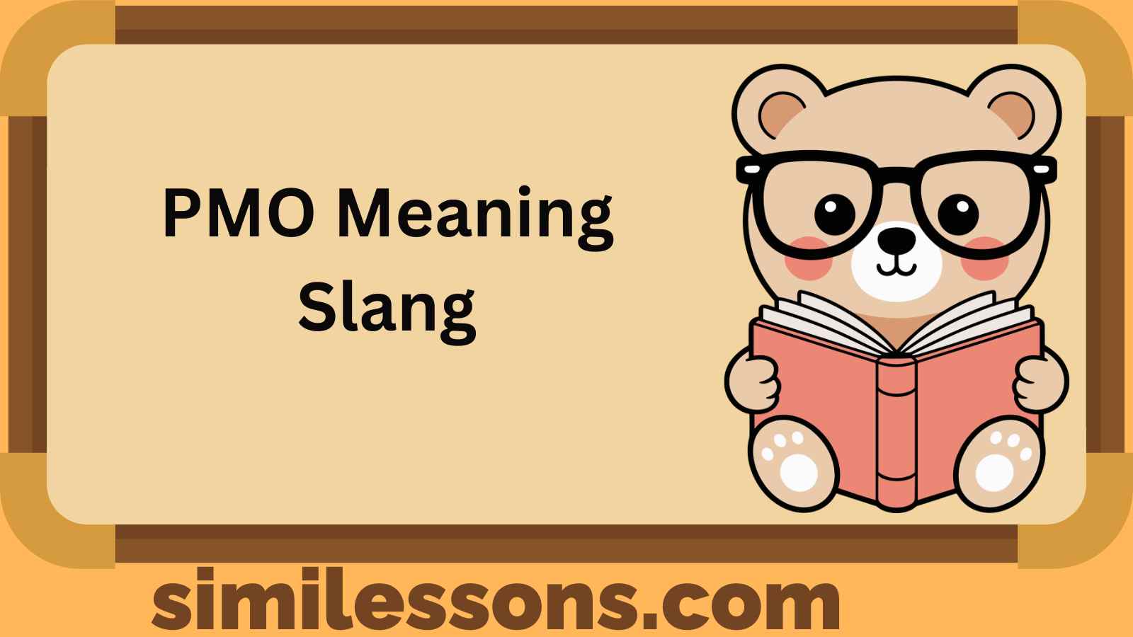 PMO Meaning Slang