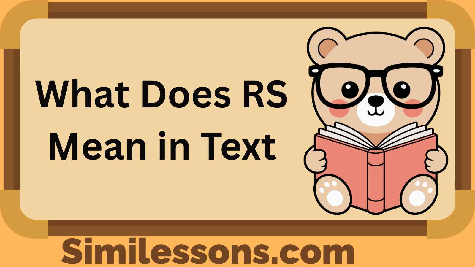 What Does RS Mean in Text