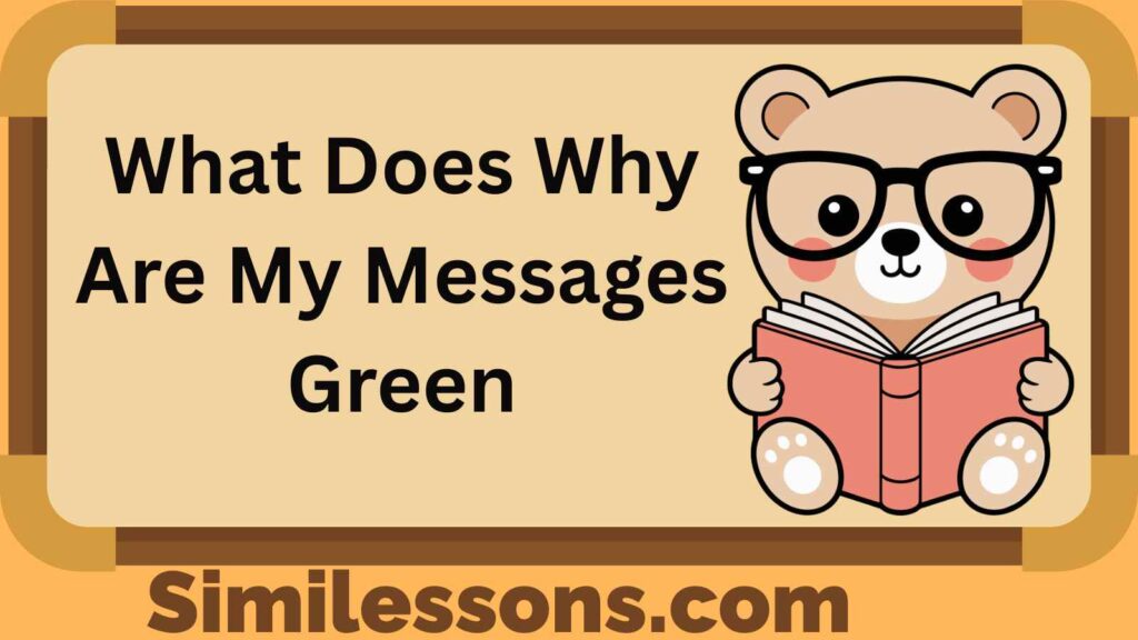 📲 What Does Why Are My Messages Green? The Complete 2026 Guide to ...
