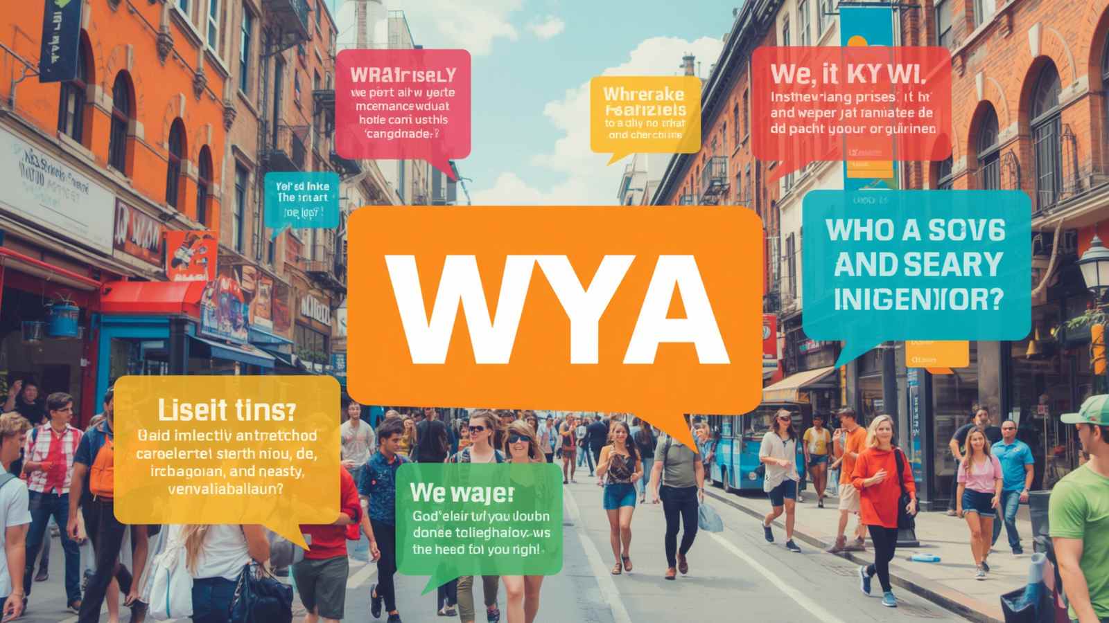 WYA Meaning in Text